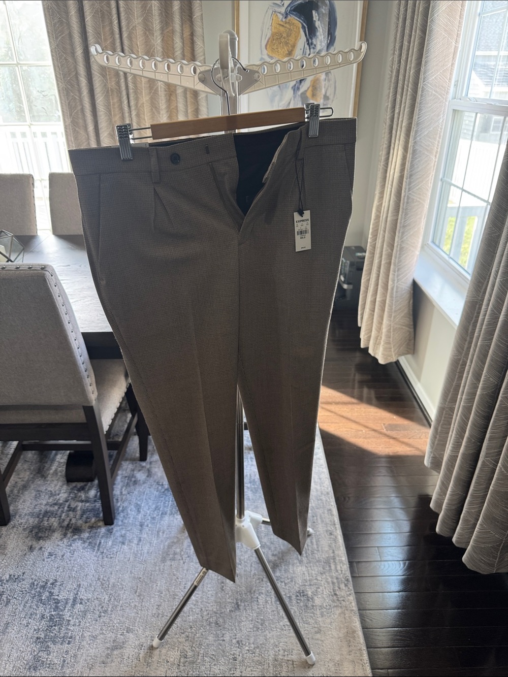 Express Men's Brown Dress Pants
